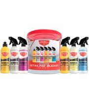 Jay Leno's Garage Complete Detailing Bucket Car Wash Kit - 8-Piece All-in-One Car Care Set