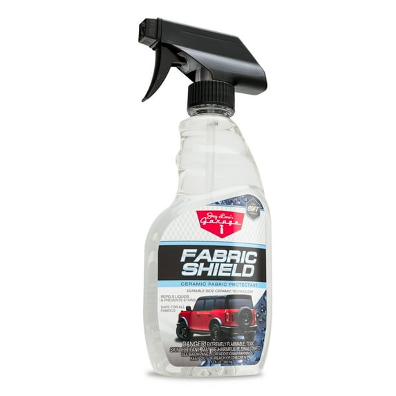 Jay Leno's Garage Fabric Shield (12 oz) - Ceramic Fabric Protectant and Stain Repellant