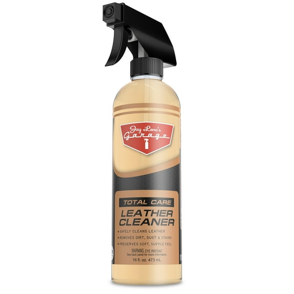 Jay Leno's Garage Leather Cleaner (16 oz) - Clean & Protects Car Leather Surfaces