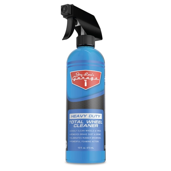 Jay Leno's Garage Total Wheel Cleaner (16 oz) Powerful Dual-Action Wheel & Tire Cleaner, Removes Brake Dust, Old Dressing & Grime