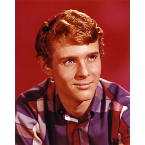 Jay North in Checkered Portrait Photo Print (24 x 30)