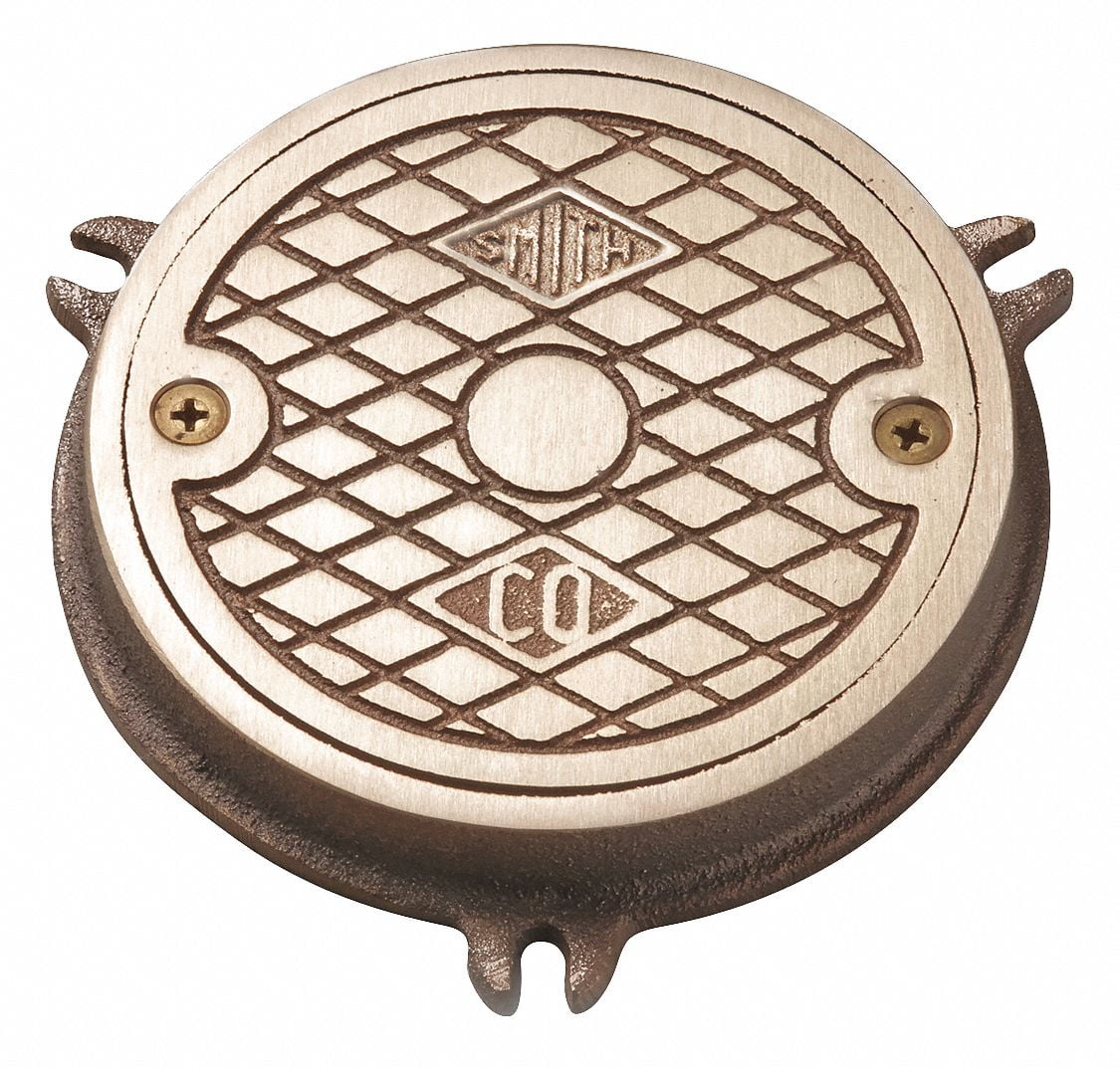 Jay R. Smith Manufacturing Floor Cleanout,3/4 in. H,Nickel Bronze 4810 ...