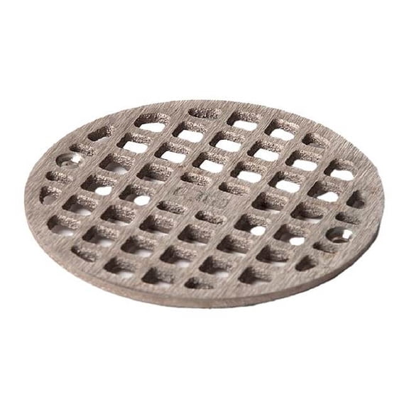 Jay R. Smith Manufacturing Round Commercial Grate, Nickel Bronze, Screw A06NBG