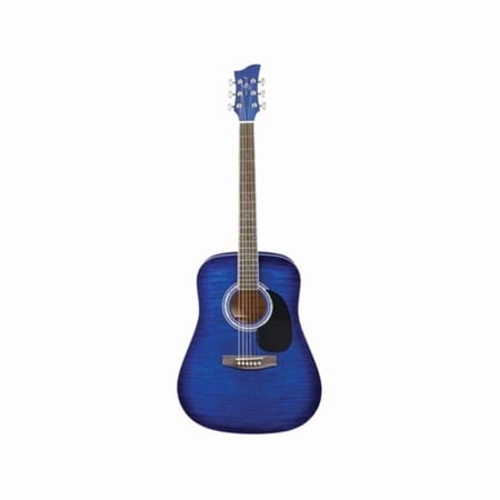 Jay Turser Jay-J 45F Dreadnought Acoustic Guitar - Blue Sunburst