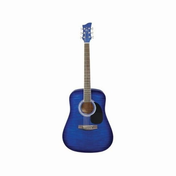 Jay Turser Jay J Dreadnaught Flame Top Acoustic Guitar