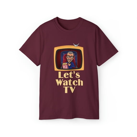 Jay Watch Let's Watch TV - Unisex Ultra Cotton Tee
