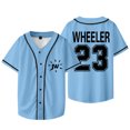 thumbnail image 1 of Jay Wheeler 23 Logo Baseball Jacket Tee Cosplay Women Men Fashion TRAPPii Tour Short Sleeve T-Shirts, 1 of 5