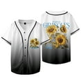 thumbnail image 1 of Jay Wheeler Botanical Baseball Jacket Tee Girasoles Album Merch Unisex V-neck Short Sleeve T-Shirts, 1 of 6