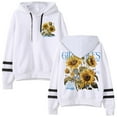 thumbnail image 1 of Jay Wheeler Botanical Unisex Pullover Hoodie Long Sleeve Pocketless Casual Sweatshirt, 1 of 2