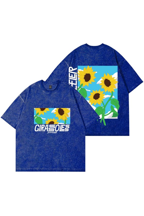 Dia Soleado Album Inspired Vintage Cotton Unisex Retro Streetwear Short Sleeve Tee