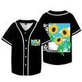 thumbnail image 1 of Jay Wheeler Dia Soleado Baseball Jacket Tee Girasoles Album Merch Unisex Vneck Short Sleeve T-Shirts, 1 of 6