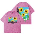 thumbnail image 1 of Jay Wheeler Dia Soleado Wash T-Shirts Girasoles Album Merch Summer Unisex Cotton Short Sleeve Tee, 1 of 6