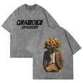 thumbnail image 1 of Jay Wheeler Girasoles Album 2025 Washed Cotton Tshirt Casual Short Sleeve Hip Hop Tee, 1 of 4