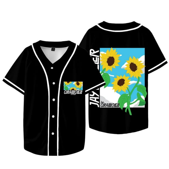Jay Wheeler Girasoles Album Merch Dia Soleado Baseball Jersey Unisex V-neck Short-sleeved T-shirt