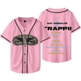 thumbnail image 1 of Jay Wheeler Merch TRAPPii Tour Baseball Jersey Shirt V-Neck Women Men Short Sleeve Streetwear Clothes, 1 of 3