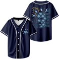 thumbnail image 1 of Jay Wheeler TRAPPii Album Merch Baseball Jersey Shirt V-Neck Women Men Short Sleeve Streetwear Clothes, 1 of 3