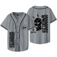 thumbnail image 1 of Jay Wheeler TRAPPii Tour Merch Baseball Jersey Shirt V-Neck Women Men Short Sleeve Streetwear Clothes, 1 of 3