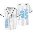 thumbnail image 1 of Jay Wheeler TRAPPii Tour Merch Baseball Jersey Shirt V-Neck Women Men Short Sleeve Streetwear Clothes, 1 of 3