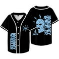 thumbnail image 1 of Jay Wheeler TRAPPii Tour Merch Baseball Jersey Shirt V-Neck Women Men Short Sleeve Streetwear Clothes, 1 of 2