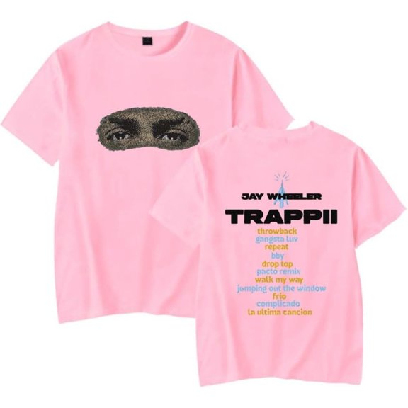 Jay Wheeler TRAPPii Vision Merch Short Sleeve T-shirt Unisex Fashion Crew Neck Top