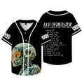 thumbnail image 1 of Jay Wheeler Tour Baseball T-shirts Musica Buena Para Dias Malos Merch Jersey Women Men Fashion Casual Jacket, 1 of 3