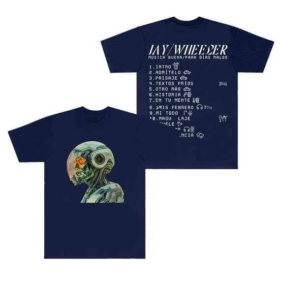 Jay Wheeler Tour T-shirts Musica Buena Para Dias Malos Merch Tee Women Men Fashion Casual Short Sleeve Clothes