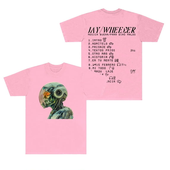 Jay Wheeler Tour T-shirts Musica Buena Para Dias Malos Merch Tee Women Men Fashion Casual Short Sleeve Clothes