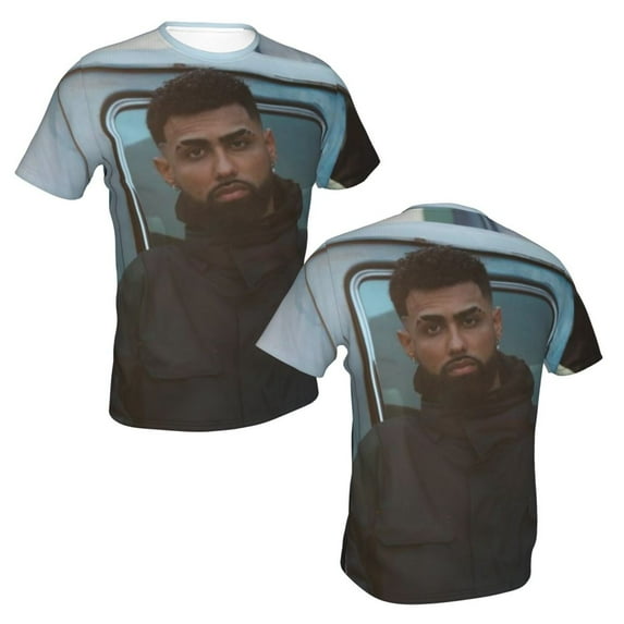 Jay Wheeler Trappii Unisex 3d Pattern Printed Short Sleeve T-Shirts Casual Graphics Tees Small