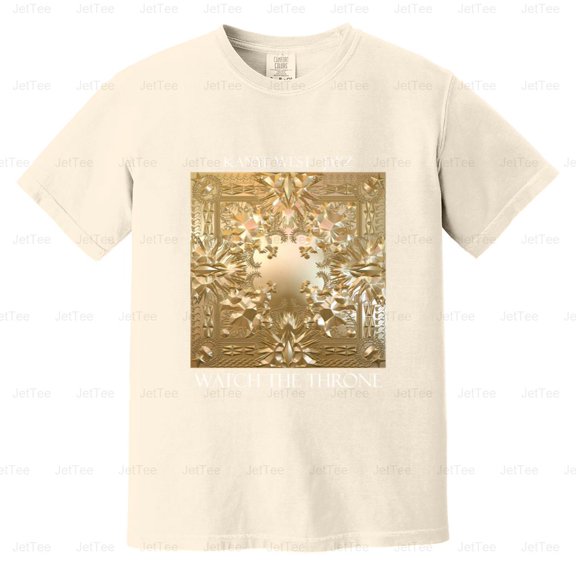Jay-Z Watch the Throne Vintage Retro Hip Hop Music Album Comfort Color T-Shirt Unisex, up to 4XL