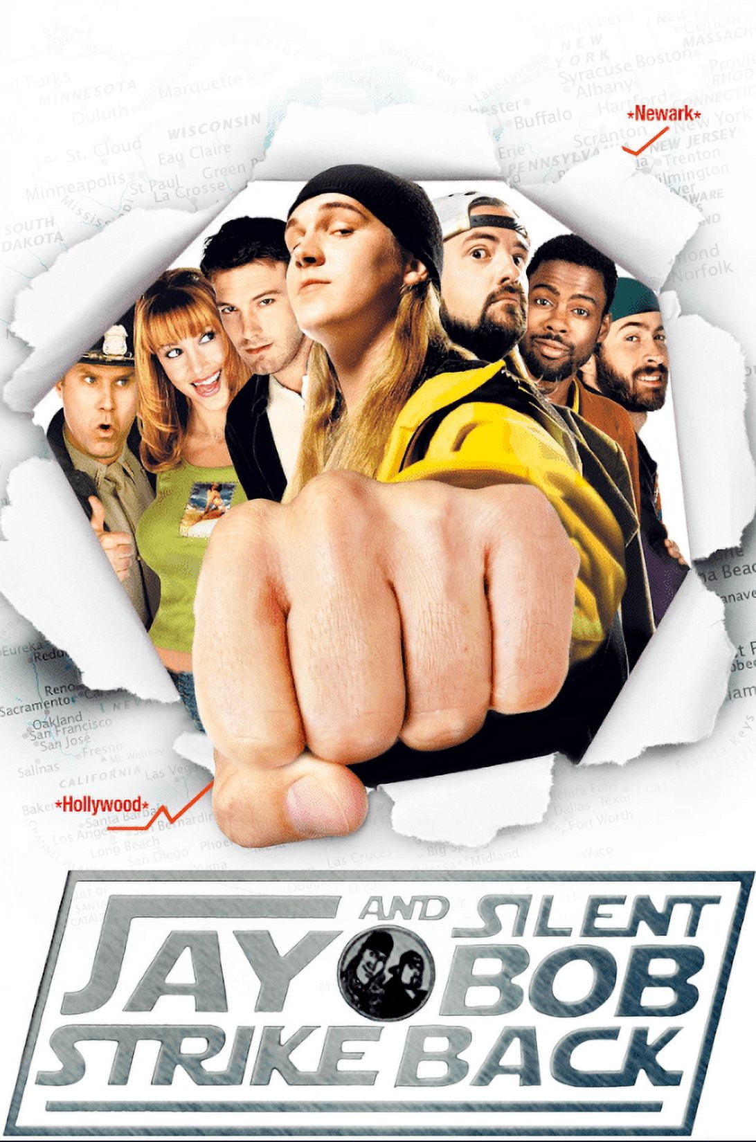 Jay and Silent Bob Strike Back (2001) Movie Poster 24x36 Cult Comedy ...