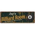 thumbnail image 1 of Jay's Billiard Room Green Sign Man Cave 6x18 206180009013, 1 of 1