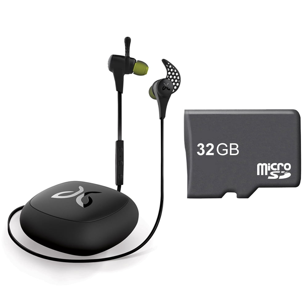 JayBird X2 Wireless Bluetooth Sport Headphones Midnight Black 32GB Card Bundle Walmart