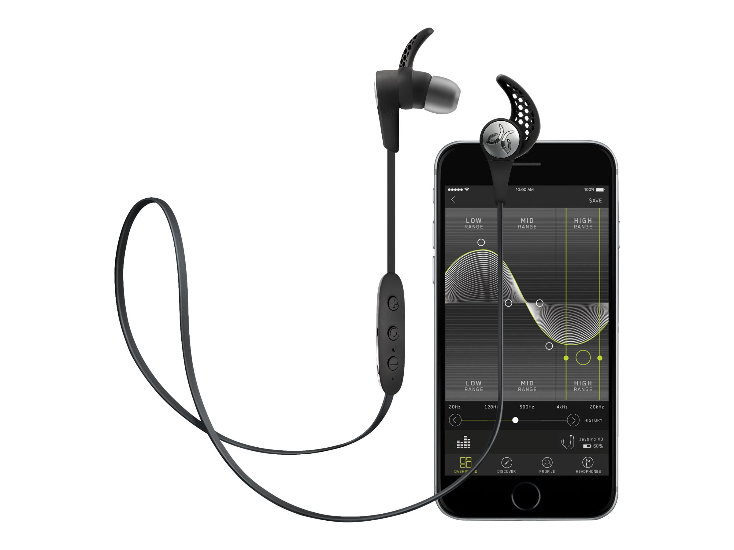 Jaybird 985 000584 X3 Sport Bluetooth Earbuds Alpha Walmart