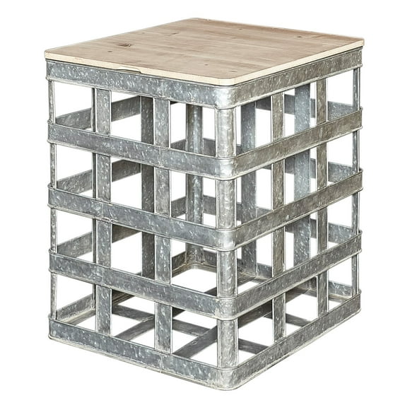 Jayce GalvanizedEnd Table, Galvanized