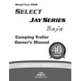 thumbnail image 1 of Jayco Fold-Down Pop-Up Tent Trailer Owners Manual- 2008 Baja Jay Select REPRINT, 1 of 1