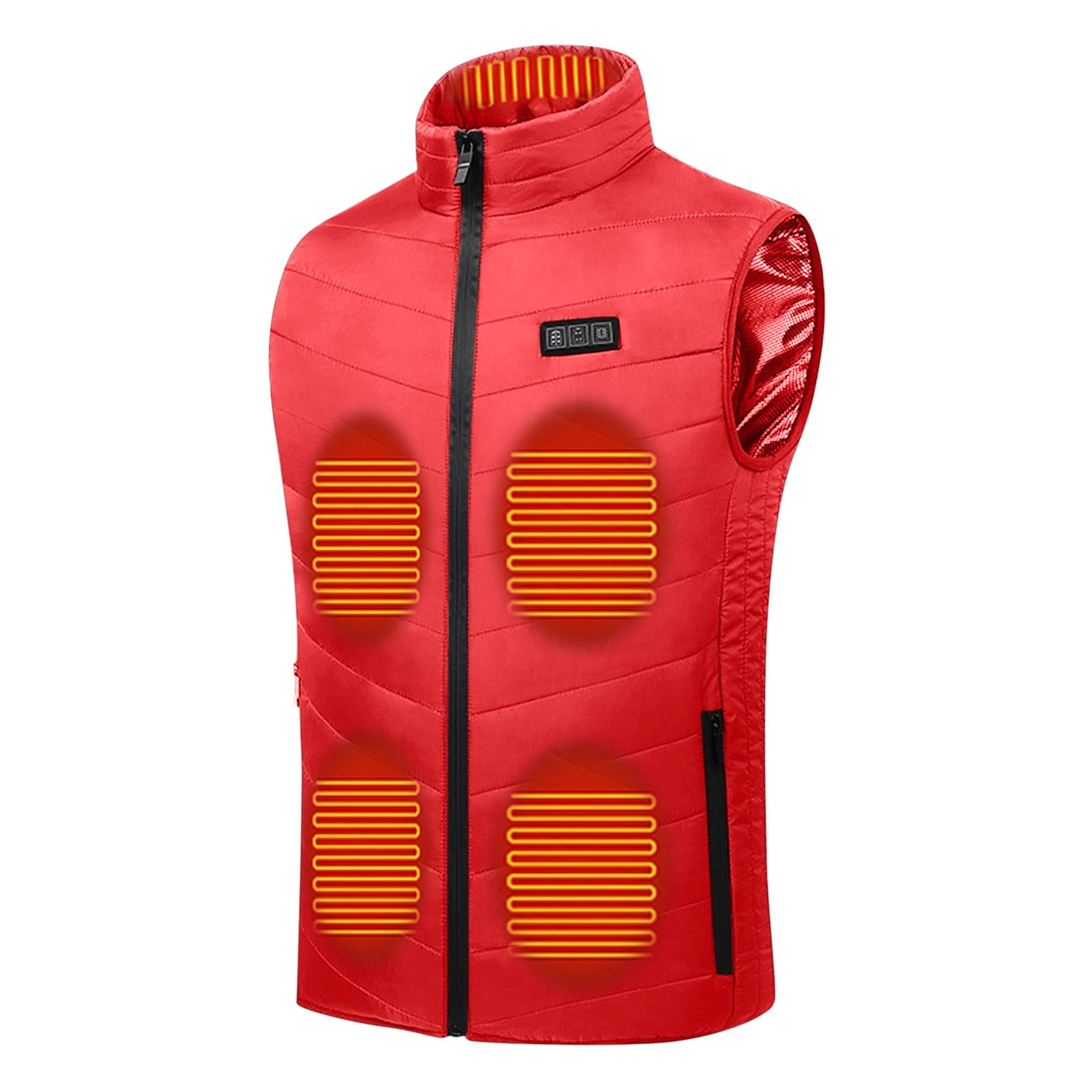 Jaycosin Mens Heated Vest,Electric Heated Warming Hunting Vest Jacket for Men,USB Charging
