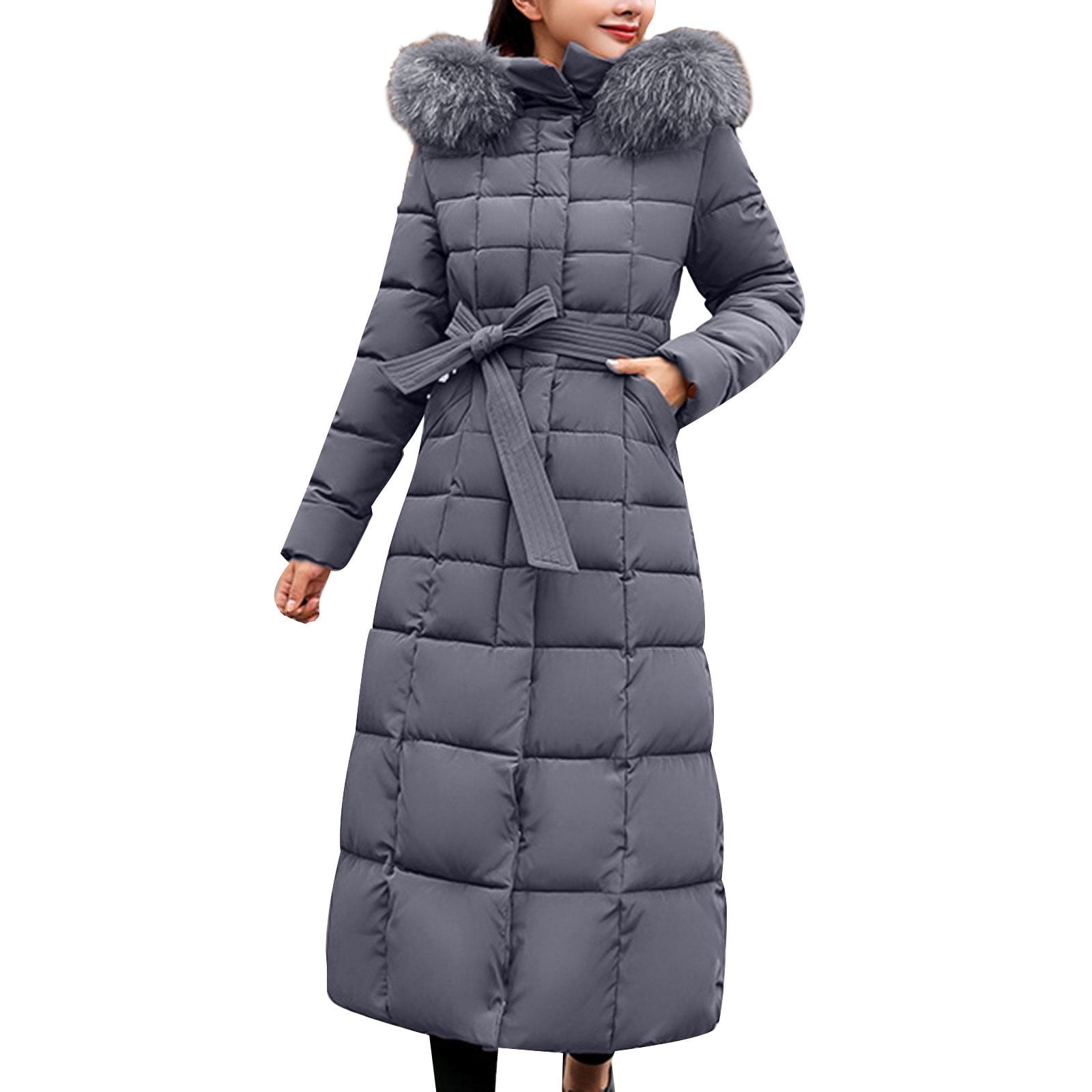 Jaycosin Womens Down Coat Plus Size Winter Coat Down Jackets Puffer ...