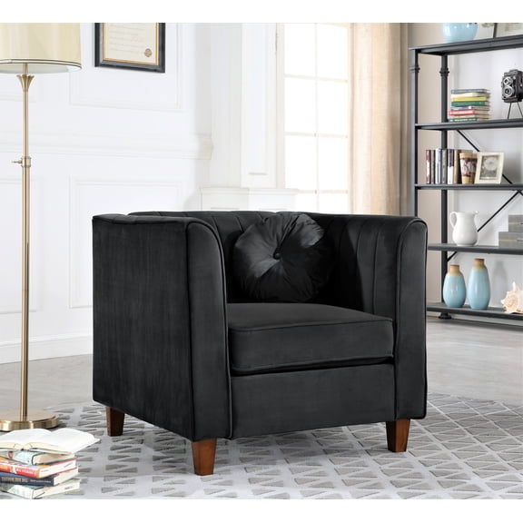 Jayda 31.9'' Velvet Rolled Armchair