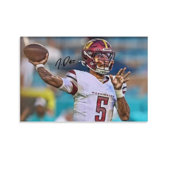 Jayden Daniels Canvas Poster Artworks Picture Print Poster Wall Art Painting Canvas Gift Decor Home Posters Decorative 12x18inch(30x45cm)