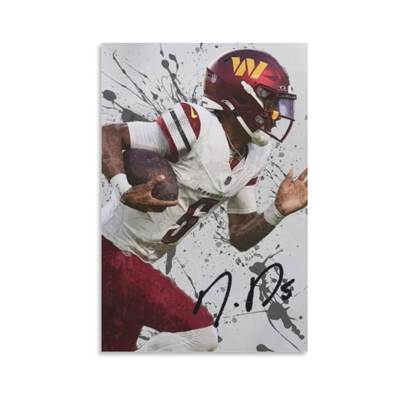 Jayden Daniels Canvas Poster Canvas Poster Wall Art Picture Prints Hanging Photo Gift Decor Home Posters Artworks 16x24inch(40x60cm)