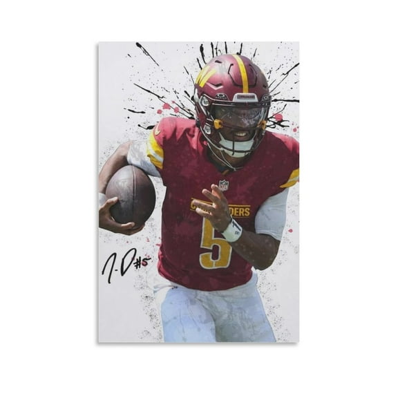 Jayden Daniels Canvas Poster Poster Cool Artworks Painting Wall Art Canvas Prints Hanging Picture Home Decor Posters Gift 16x24inch(40x60cm)