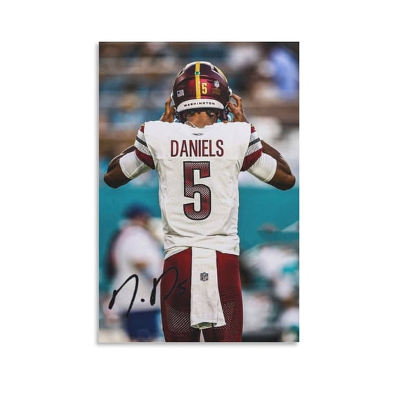 Jayden Daniels Canvas Poster Print Photo Art Painting Canvas Poster Home Decorative Bedroom Modern Decor Posters Gifts 16x24inch(40x60cm)