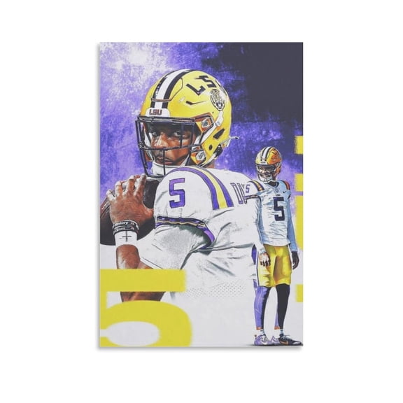 Jayden Daniels Canvas Poster Wall Art Poster Gifts Bedroom Prints Home Decor Hanging Picture Canvas Painting Posters 12x18inch(30x45cm)