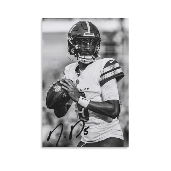 Jayden Daniels Canvas Poster Wall Art Poster Gifts Bedroom Prints Home Decor Hanging Picture Canvas Painting Posters 16x24inch(40x60cm)