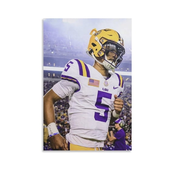 Jayden Daniels Canvas Poster Wall Art Poster Scroll Canvas Painting Picture Living Room Decor Home 16x24inch(40x60cm)