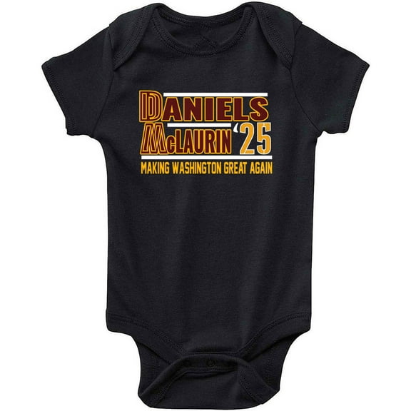 Jayden Daniels Terry McLaurin 2025 Washington Baby 1 Piece