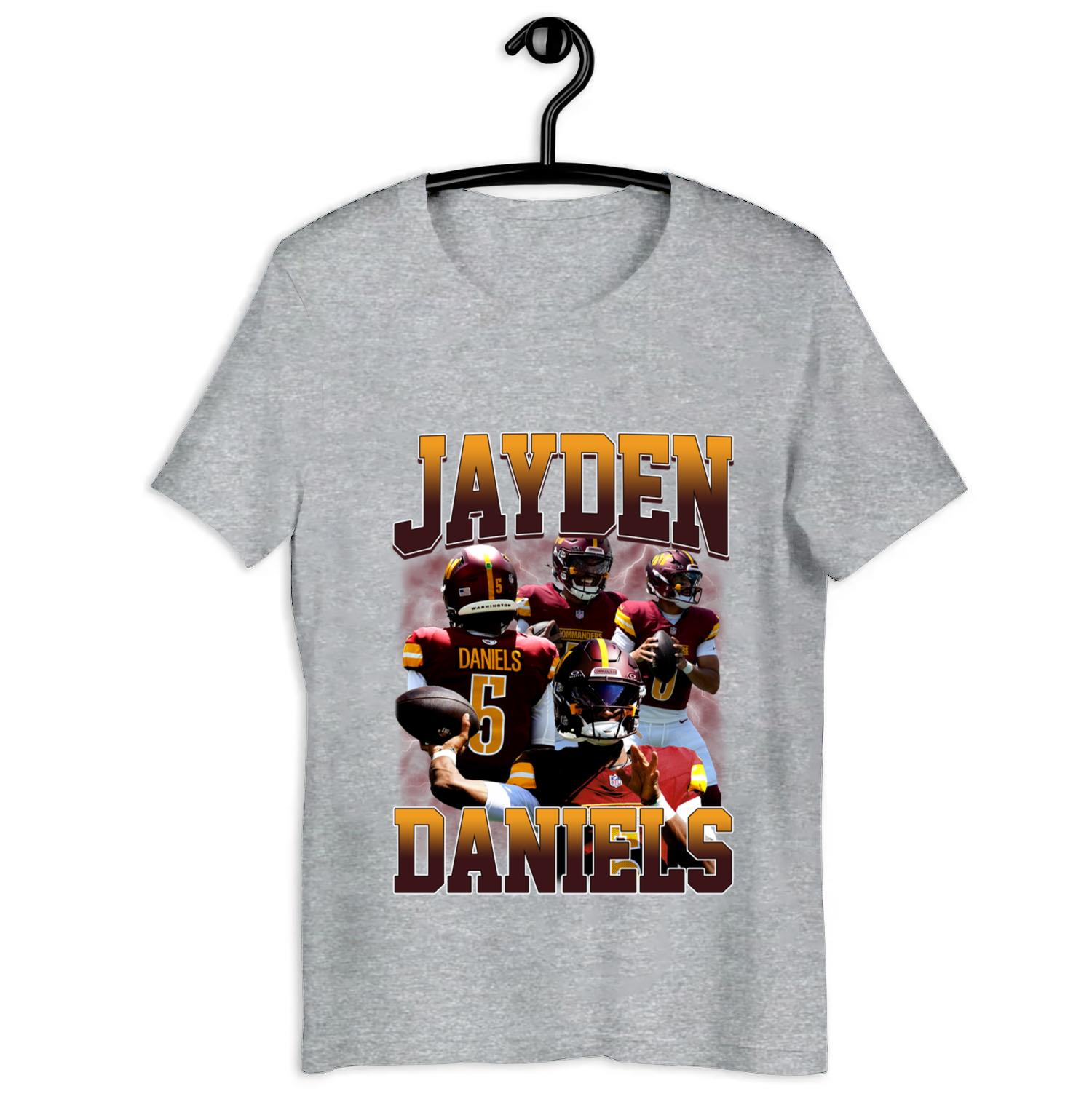 Jayden Daniels Washington Commanders Y2k Wwe Style Football Nfl Vintage