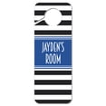 thumbnail image 1 of Jayden Male Name Do Not Disturb Plastic Door Knob Hanger Warning Room Sign - Blue, 1 of 1