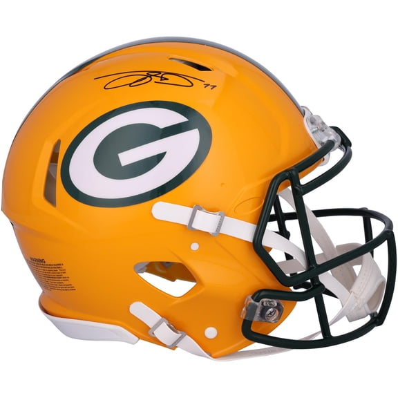 Jayden Reed Green Bay Packers Autographed Speed Authentic Helmet - Fanatics Authentic Certified