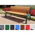 thumbnail image 1 of Jayhawk PB 6GREBFHER Heritage Bench with Black Frame, Green - 6 ft., 1 of 1
